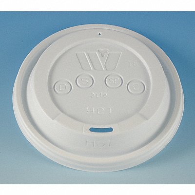 Disp Hot Cup Lid 12 oz-24 oz WH PK1000 MPN:DL18**