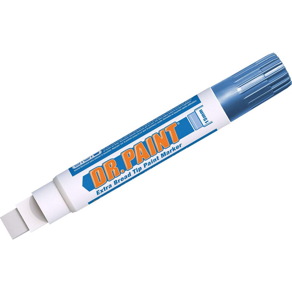 Markers & Paintsticks, Marker Type: Liquid Paint Marker, Tip Shape: Chisel, Color: Metallic Blue, Ink Type: Water Base, Fade Resistant, Water Resistant MPN:10895