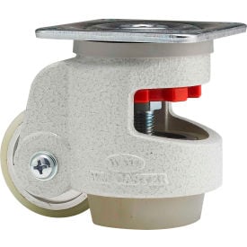 WMI® Roll & Set Leveling Caster WMI-80FUD 600 Lb. Capacity - Swivel Plate Mount WMI-80FUD