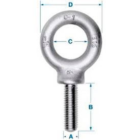 Ken Forging K2021-316SS - 316 Stainless Eyebolt - Shoulder Pattern - 1/4-20 - 1