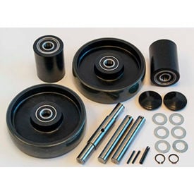 Complete Wheel Kit for Manual Pallet Jack GWK-W55-CK - Fits WanMax Model # W55 GWK-W55-CK