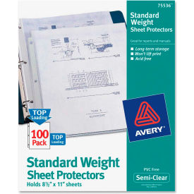 Avery® Non-Stick Sheet Protector 8-1/2