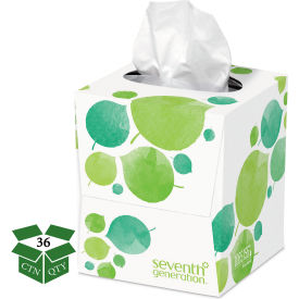 Seventh Generation® 100 Recycled Facial Tissue 2-Ply 85 Sheets/Box 36 Boxes/Case SEV 13719