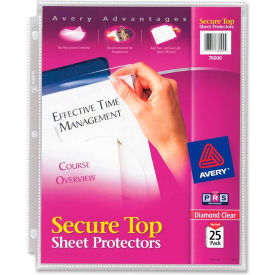 Avery® Secure Top Load Sheet Protector 8-1/2