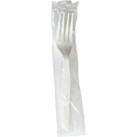 Boardwalk® Heavyweight Wrapped Forks Polystyrene White 1000/Carton BWKFORKWHPSIW