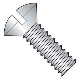 M3 x 0.5 x 6mm Machine Screw - Slotted Oval Head - Steel - Zinc DIN 125B - Pkg of 100 CKC03006