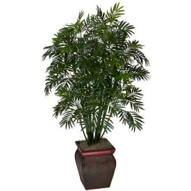 Nearly Natural Mini Bamboo Palm with Decorative Vase 6717