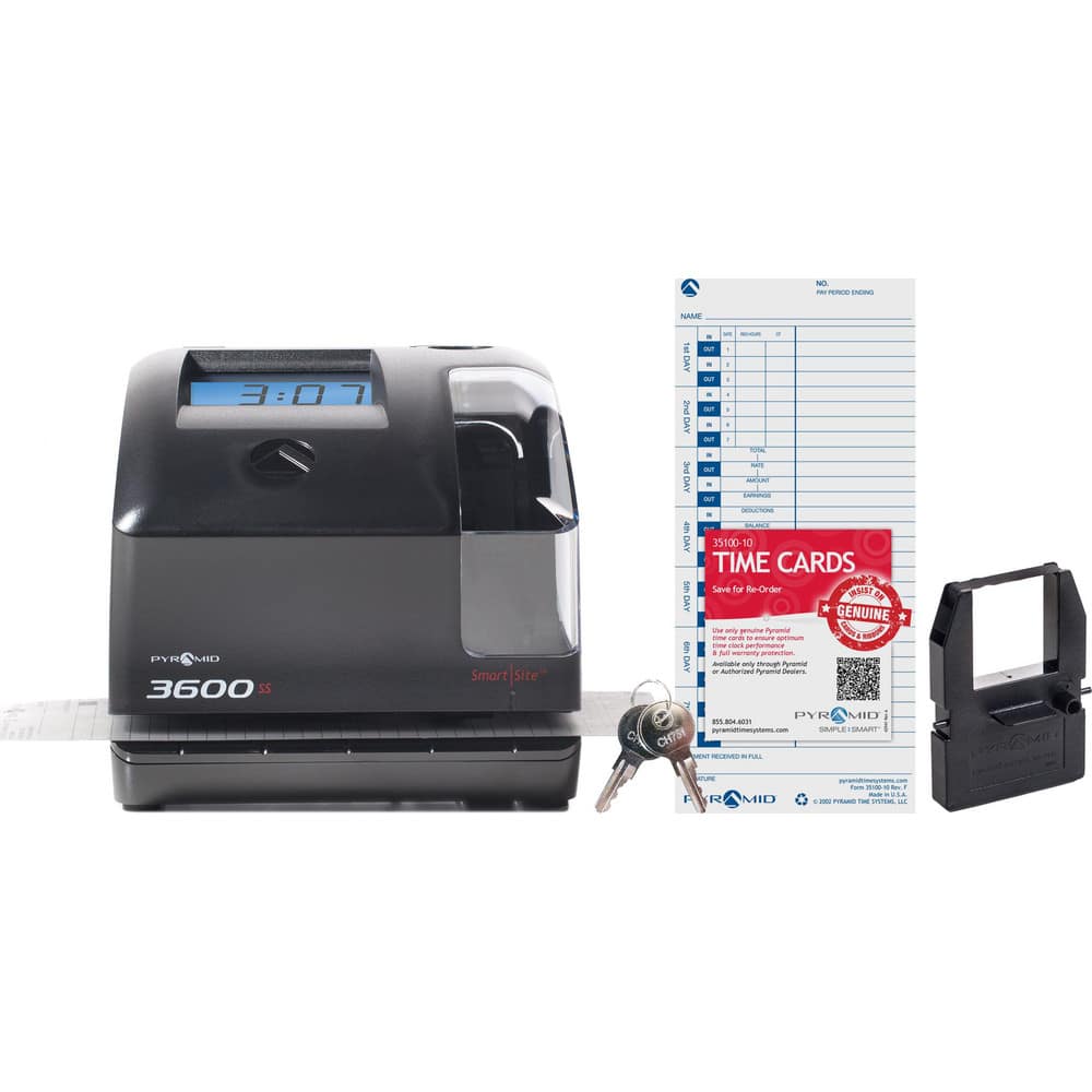 SmartSite  Time Clock and Document Stamp, Model 3600SS MPN:3600SS