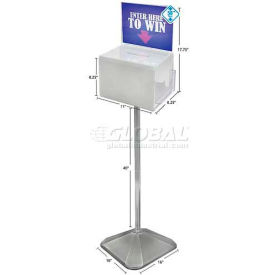 Approved 206303 Extra Large Acrylic Suggestion Box on Pedestal 11