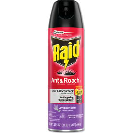 Raid® Ant and Roach Killer 17.5 oz Aerosol Lavendar SJN334632EA