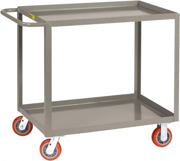 Shelf Utility Cart: Steel, Gray MPN:LGL-3048-6PY