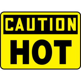 Accuform MCPG612VS Caution Sign Hot 14