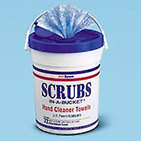 SCRUBS® Premoistened Hand Cleaner Towels 10-1/2 x 12-1/4 72 Per Bucket - ITW42272EA ITW42272EA