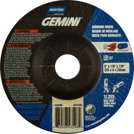 Norton 66252843596 Gemini Grinding and Cutting Wheel 5