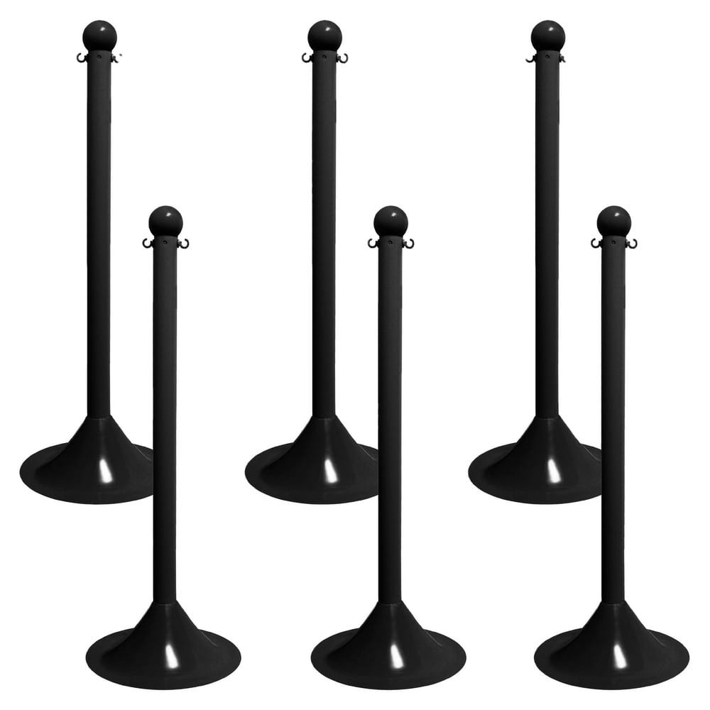 Barrier Posts, Post Type: Standard Post , Post Material: Plastic, Polyethylene , Base Material: Plastic , Surface Style: Solid Color , Base Shape: Dome  MPN:91503-2