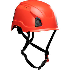 Traverse™ Cap Style Industrial Climbing Helmet Vented HDPE Suspension Red 280-HP1491RVM-15