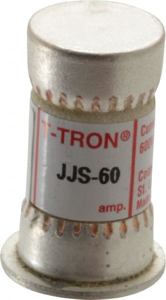 Cartridge Fast-Acting Fuse: T, 60 A, 20.6 mm Dia MPN:JJS-60