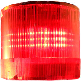 Springer Controls / Texelco LA-224F 70mm Stack Light Flashing 120V AC/DC LED - Red 4F22-