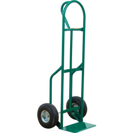 Wesco® Greenline 626D Hand Truck w/ Single Loop Handle PE Pneumatic Wheels 600 lb. Capacity 210357