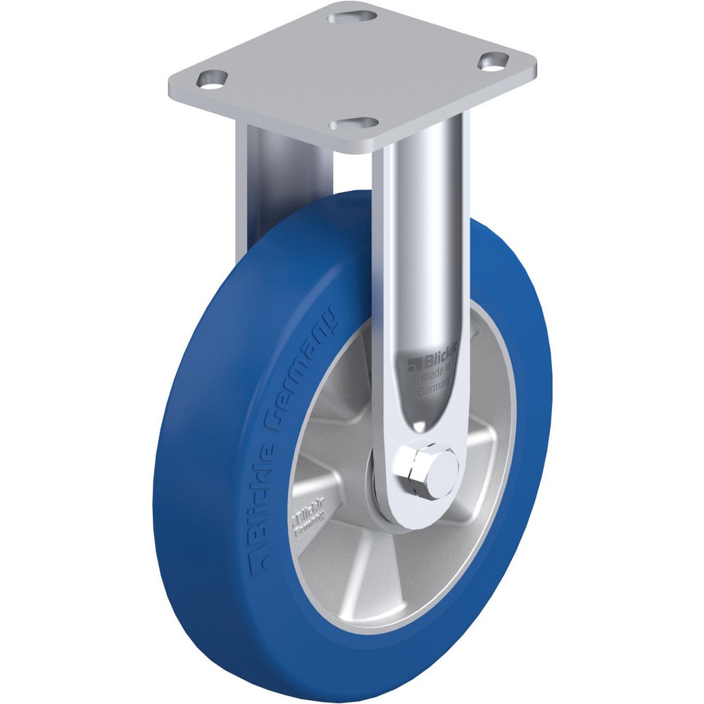 Top Plate Casters, Mount Type: Plate , Number of Wheels: 1.000 , Wheel Diameter (Inch): 6-5/16 , Wheel Material: Rubber , Wheel Width (Inch): 2  MPN:755877