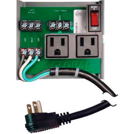 RIB® UPS Interface Board PSM2RB10 10A Breaker/Switch 120VAC 2 Outlets Power Cord PSM2RB10