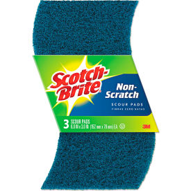 Scotch-Brite® Non-Scratch Scour Pads Size 3 X 6 Blue 10/Carton 62310