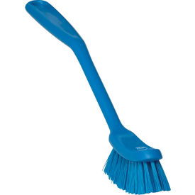 Vikan 42873 Narrow Dish Brush- Medium Blue 42873