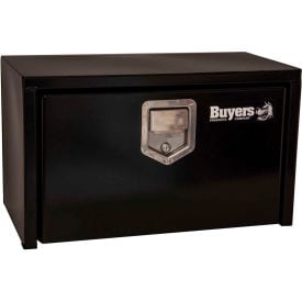 Buyers Steel Underbody Truck Box w/ Stainless Steel Rotary Paddle - Black 14x16x30 - 1703103 1703103