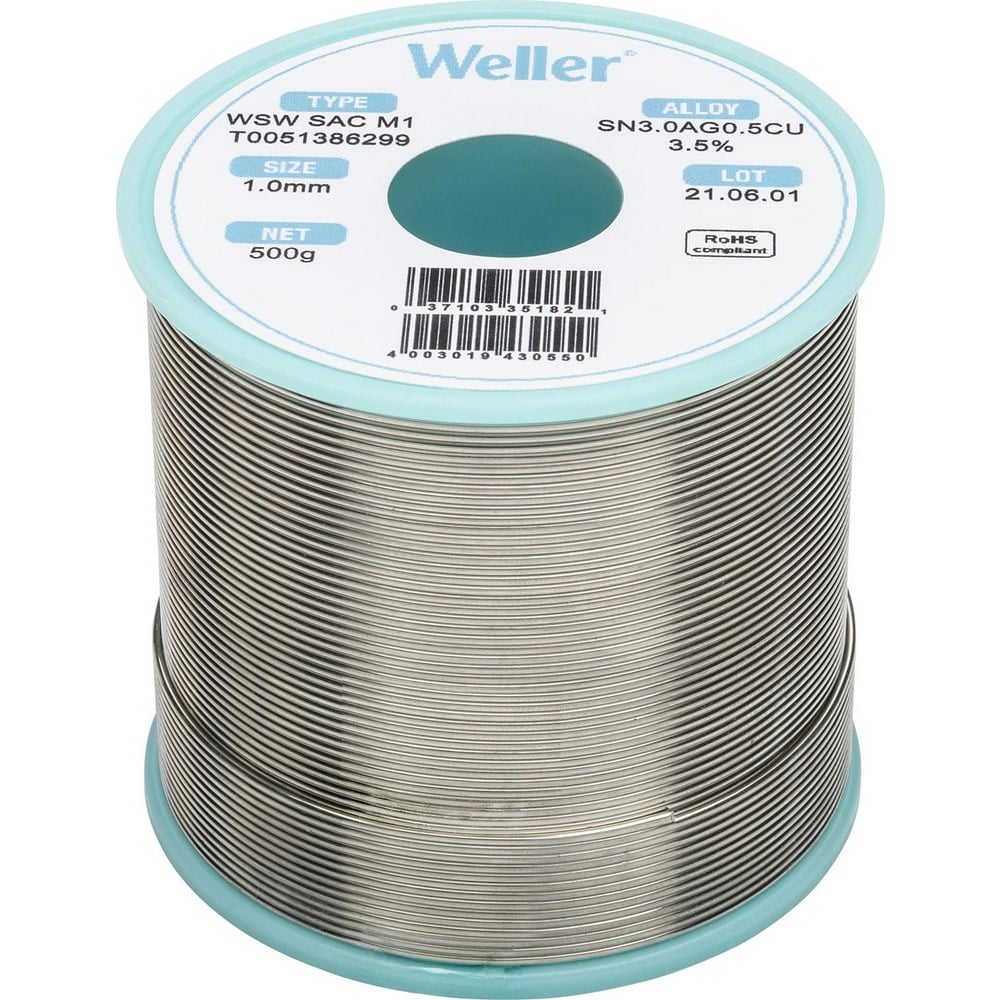 Solder, Solder Type: Lead Free , Material: Alloy , Container Type: Spool , Container Size: 500 g , Minimum Melting Temperature: 422.6  MPN:T0051386299