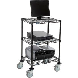 Nexel™ 3-Shelf Mobile Wire Printer Stand 24