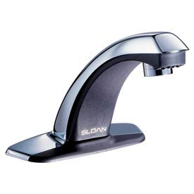 Sloan® EBF-85-4-BDT Sensor Activated Brass Faucet ADA Compliant 0.5 GPM Black 3315329BT