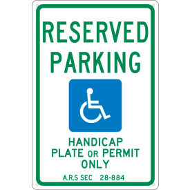 NMC TMS305G Traffic Sign Reserved Parking Arizona 18