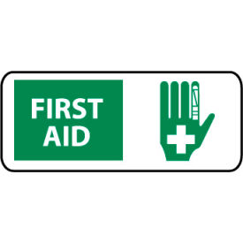 Pictorial OSHA Sign - Vinyl - First Aid SA119P