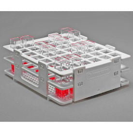 Bel-Art No-Wire™ Cuvette Rack 185200000 Polypropylene For 10mm Cuvettes 42 Places 1/PK 18520-0000