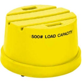 1 Step Plastic Step Stand Round - Yellow 21