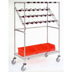 Nexel® Chrome Catheter Procedure Cart 5