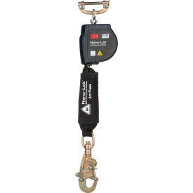 3M™ DBI-SALA Nano-Lok Arc Flash Self-Retracting Lifeline Web & Steel Swivel Snap Hook 8'L 3100574