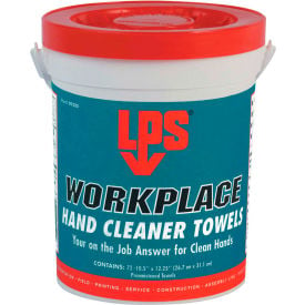 LPS® WorkPlace Hand Cleaner Towels 72 Towels/Bucket - 09200 - Pkg Qty 6 9200