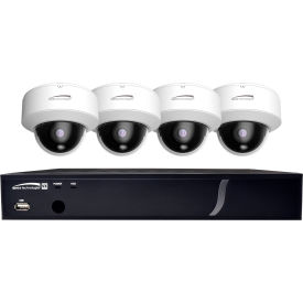 Speco ZIPT84D2 8-Channel HD-TVI DVR and 4 Dome Camera Kit 2TB ZIPT84D2