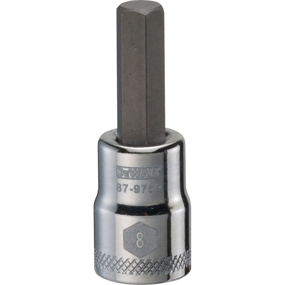 Hand Hex & Torx Bit Sockets, Socket Type: Hex Bit Socket , Hex Size (mm): 8.000 , Bit Length: 30mm , Insulated: No , Material: Steel  MPN:DWMT87975OSP