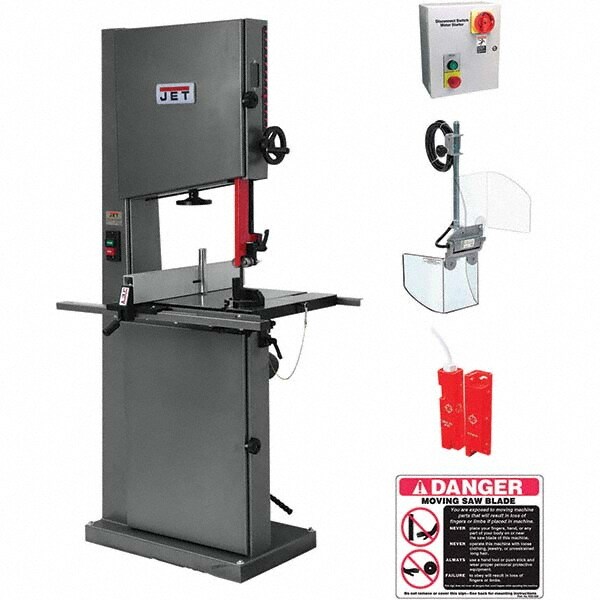 Vertical Bandsaw: Step Pulley Drive, 12