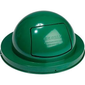 GoVets™ Steel Dome Lid For 36 Gallon Trash Can Green 843GN261