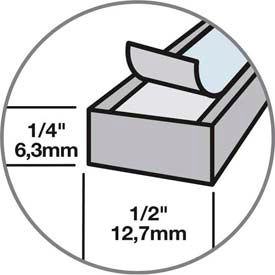 M-D High Density Foam Tape (Closed Cell) 02279 Gray 1/4