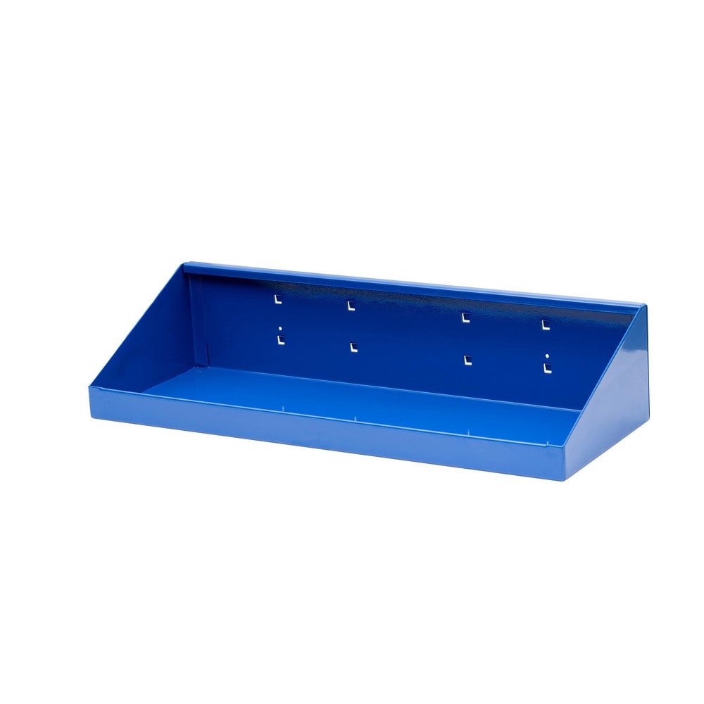 Peg Board Accessories, Type: Shelf , Material: Steel , For Use With: LocBoard , Rod Thickness: 0 , Overall Length: 18.00  MPN:56186-BLU