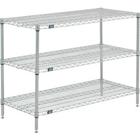 Nexel® 3 Shelf Poly-Z-Brite® Wire Shelving Unit Starter 30