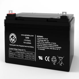 AJC® Electric Mobility 265LE Candy Apple Wheelchair Replacement Battery 35Ah 12V NB AJC-D35S-J-2-196605