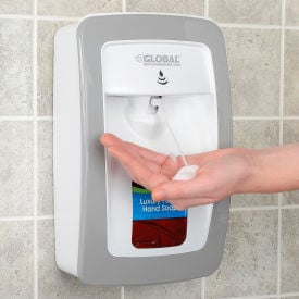 GoVets™ Automatic Dispenser for Foam Hand Soap/Sanitizer - White/Gray 808640