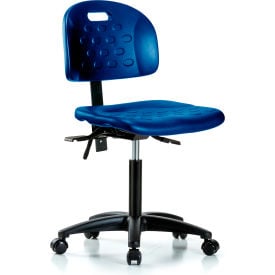 Blue Ridge Ergonomics™ Handle Back Chair Polyurethane Blue HPMBCH-RG-T0-A0-NF-RC-BLU