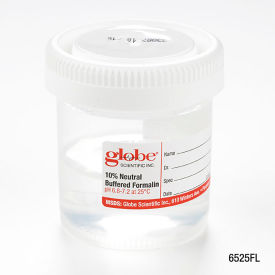 Pre-Filled Container 90mL (3 oz.) Click Close Lid Attached Hazard Label 96/Pack 6525FL