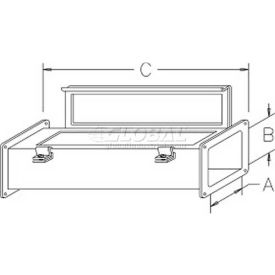 Hoffman F44W24 Straight Section 4.00x4.00x24.00 F44W24